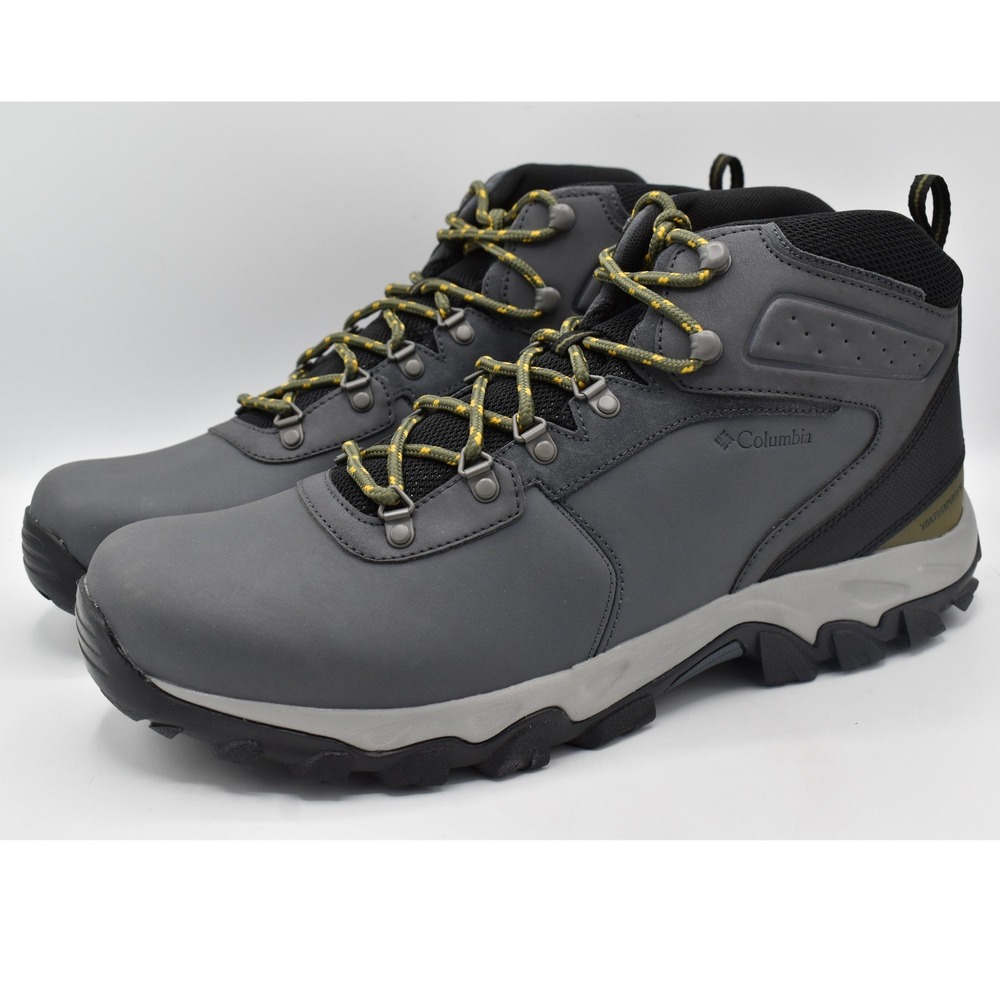 Columbia Newton Ridge Plus II NEW Waterproof Hiking Boots Mens 15 Graphite